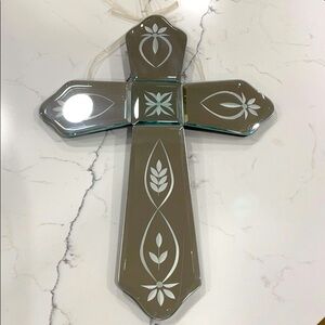 Vintage 90’s Acrylic Mirror Cross
